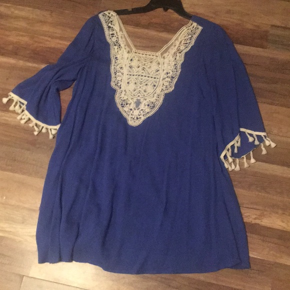 Boutique dress royal blue - Picture 1 of 4